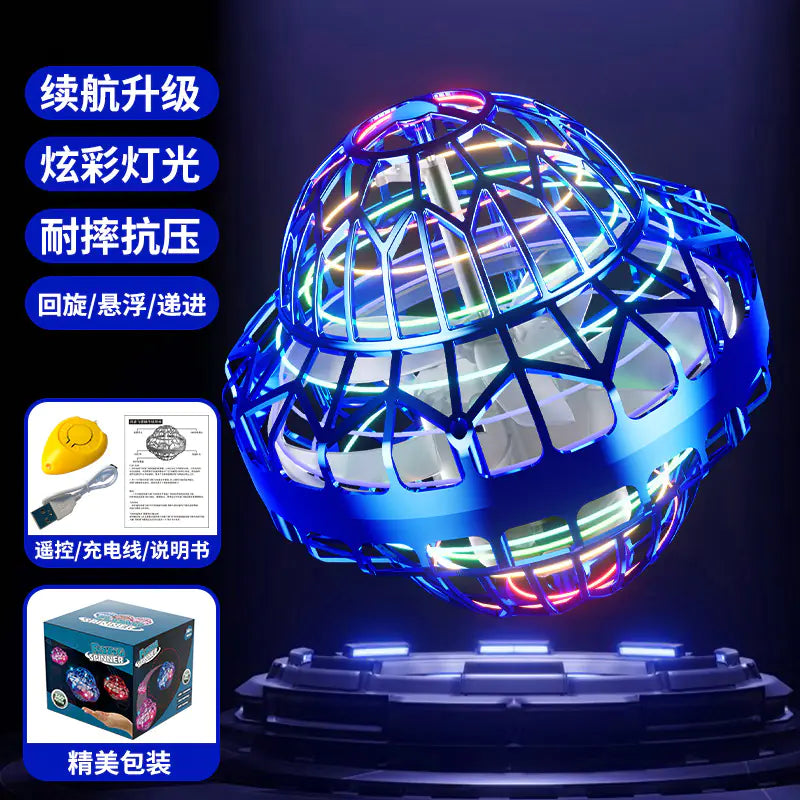 Flying Spinner Ball Toy with LED Lights & USB Charge