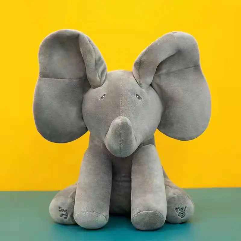 Soft Singing Plush Elephant Toy – Big Ears Cuddly Friend