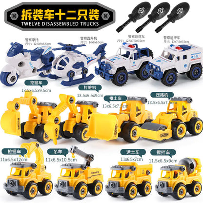 Kids Vehicle Toy Set