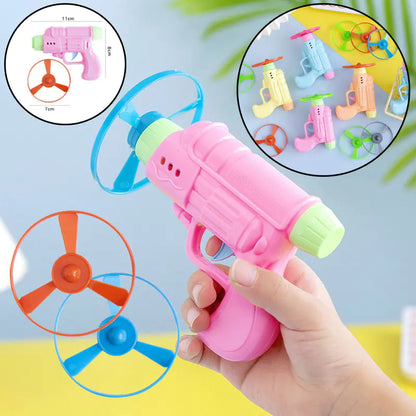 LED Flying Disc Launcher | Colorful Night Spin Toy