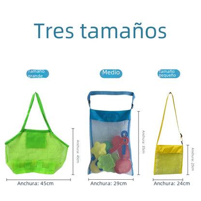 Mesh Beach Tote Bags | Colorful Lightweight Storage Bags