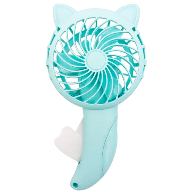 Charming Cat Cartoon Mini Fan