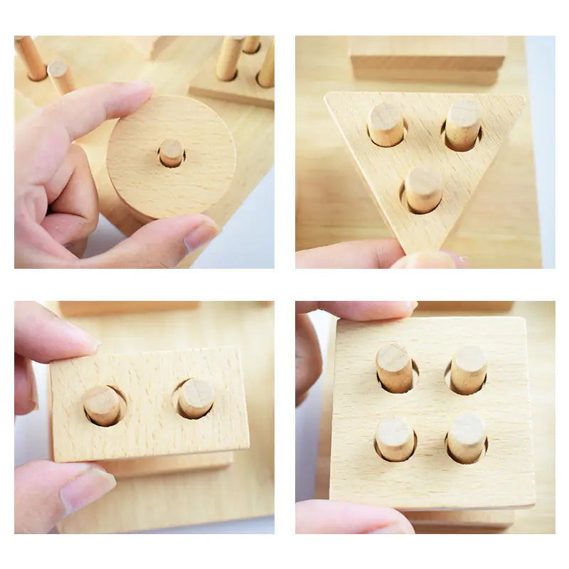 Creative Wooden Block Playset for Kids