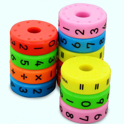 Magnetic Math Learning Discs – Number Counting Toys