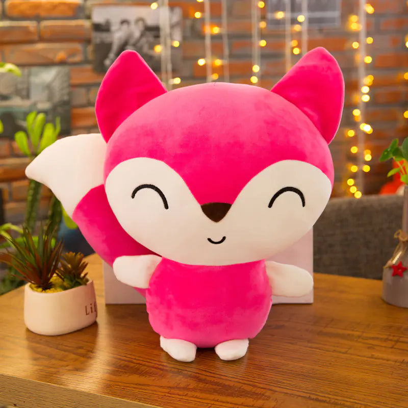 Q-version Colorful Fox Plush Pal