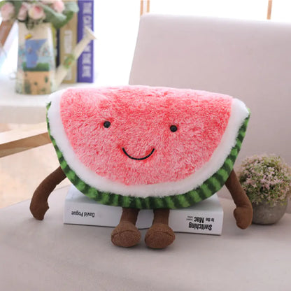 Fruity Cuddle Buddies - Cherry & Watermelon Plush