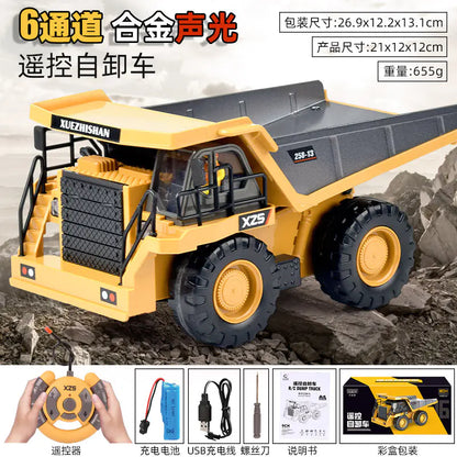 Mega RC Excavator Toy – Realistic Alloy Digger