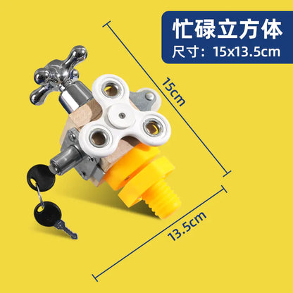 Montessori Busy Cube Toy – Sensory & Skill Builder