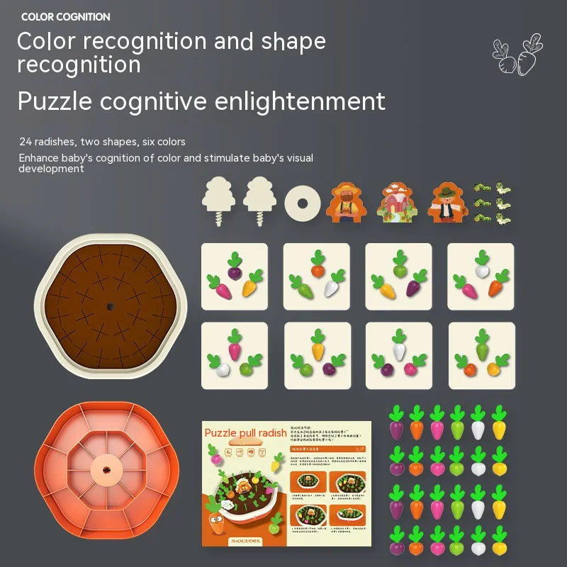 Toddler Radish Discovery Toy - Interactive Learning Experience