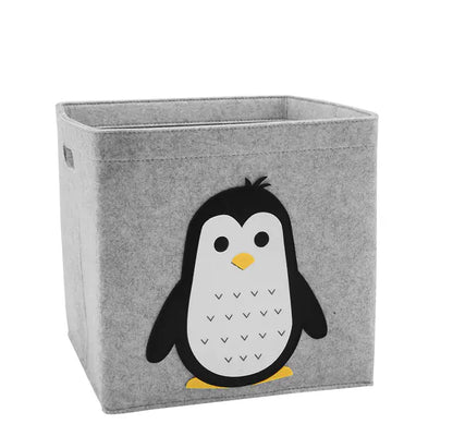Playful Felt Animal Toy Organizer