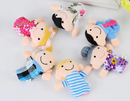 Family Finger Puppets Set – Soft & Educational Fun