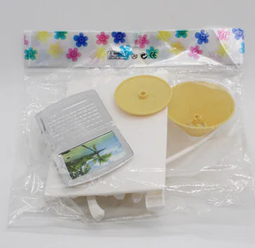 Doll Desk Set with Laptop & Lamp – Study Time Fun