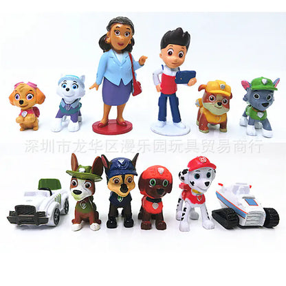 Dalmation Dog Toy Figurine Set for Kids' Cake Decor