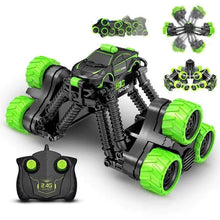 Stunt RC Car with 360° Spin & Spring Suspension
