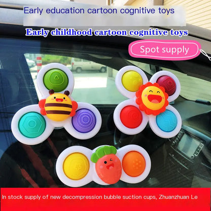 Twist-and-Spin Suction Toy for Toddlers