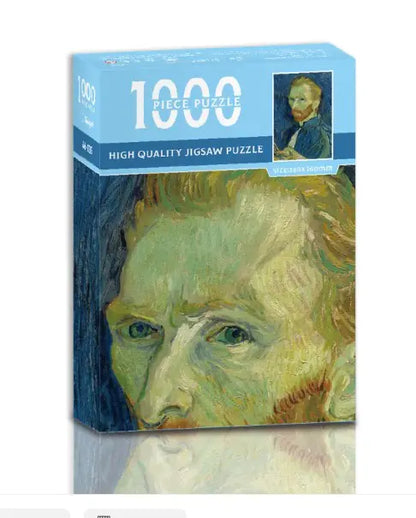 1000-Piece Scenic Village Jigsaw Puzzle for Adults