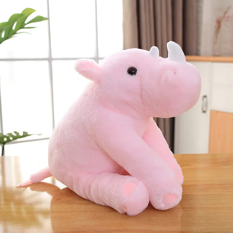 Snuggly Rhino Toy Pillow (40/60cm)