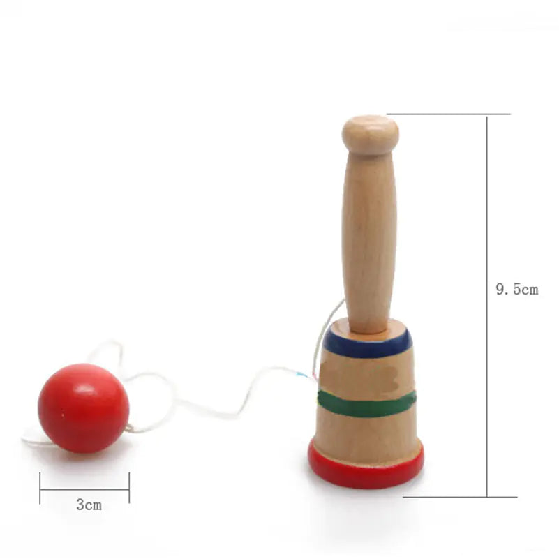 Wooden Cup and Ball Catch Game – Classic Skill Toy