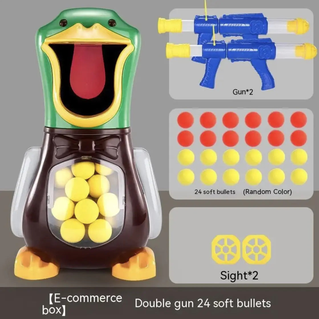 Kids' Duck Hunt Soft Bullet Game