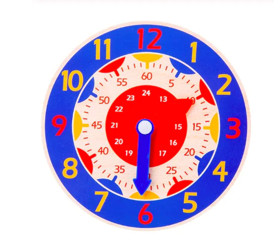 Montessori Wooden Clock Toys