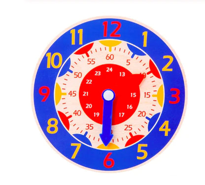 Montessori Wooden Clock Toys
