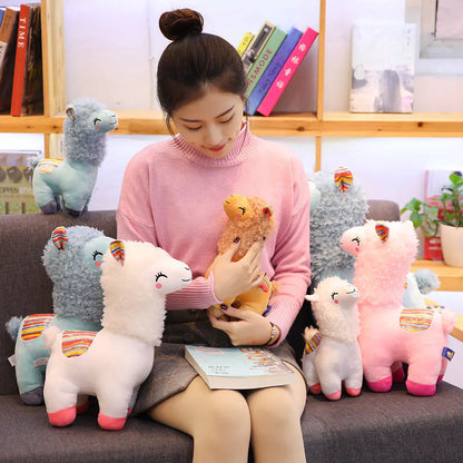 Cuddly Llama Plush Toy – Soft, Colorful & Adorable