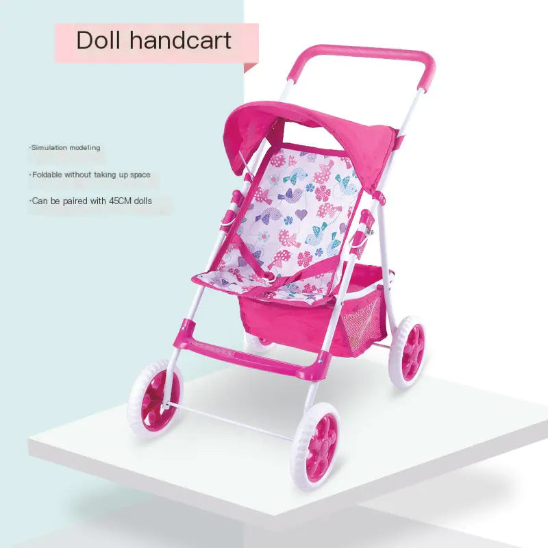 Foldable Doll Stroller Toy