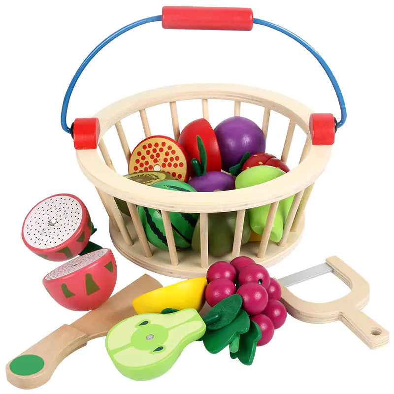 Magnetic Wooden Play Food Set