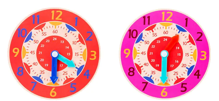 Montessori Wooden Clock Toys