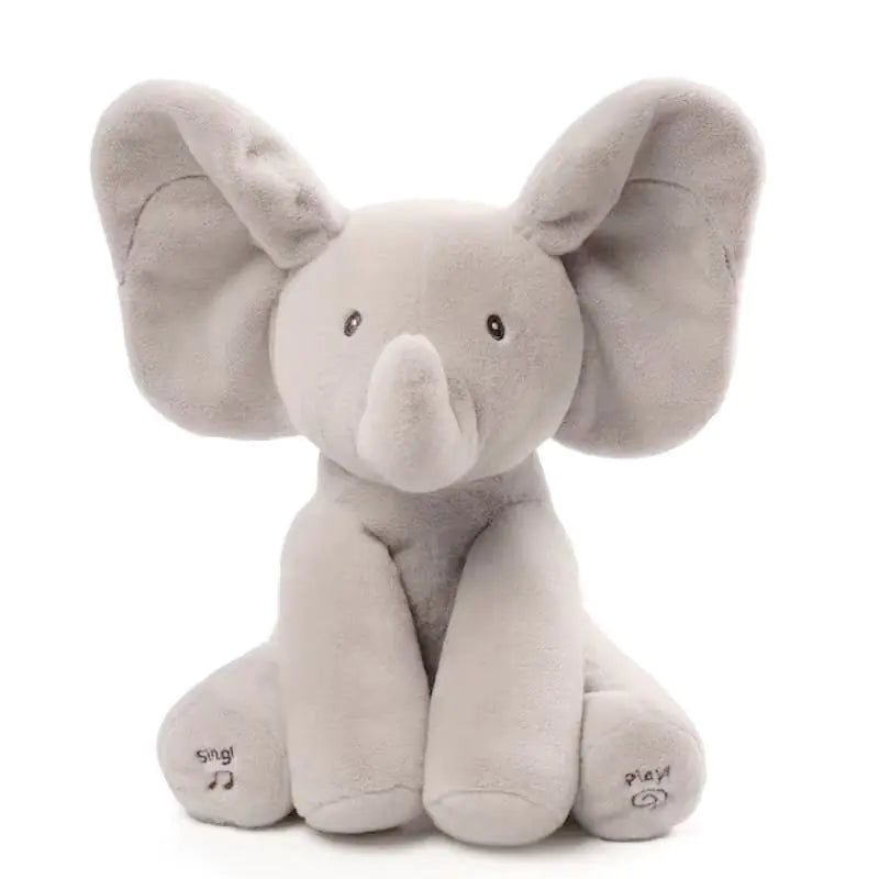Soft Singing Plush Elephant Toy – Big Ears Cuddly Friend