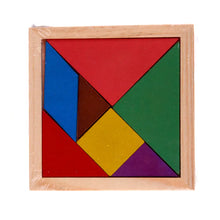 Creative Wooden Tangram Puzzle Game – Color Shape Match Fun