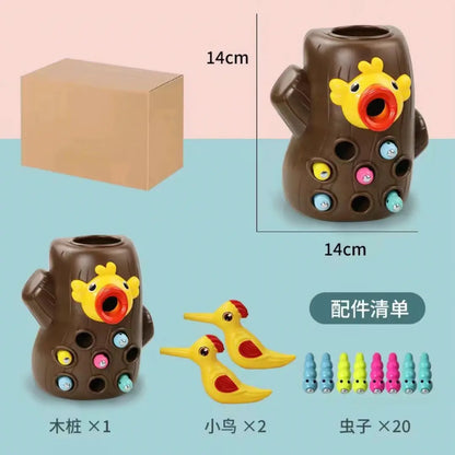 Magnetic Woodpecker Catch & Learn Game