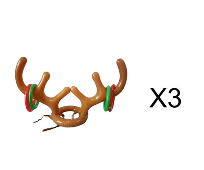 Inflatable Reindeer Ring Toss Game for Kids