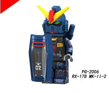 Gundam Robot Mini Figure with Shield for Kids