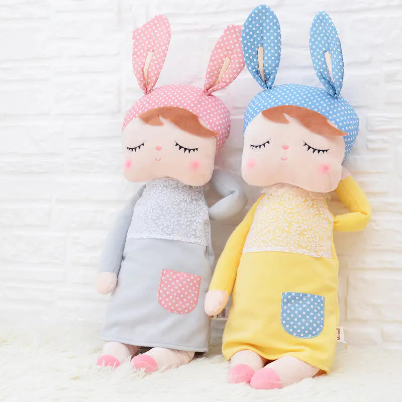 Soft Bunny Ear Plush Dolls for Kids