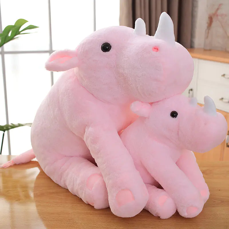 Snuggly Rhino Toy Pillow (40/60cm)