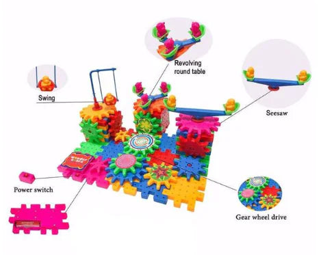 Colorful Gear Building Set – Creative Motion Toy