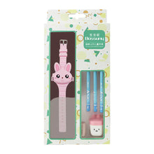 Cute Bunny LED Watch & Stationery Gift Set for Kids