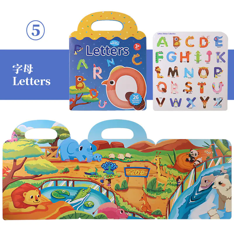 Global Jelly Sticker Quiet Books