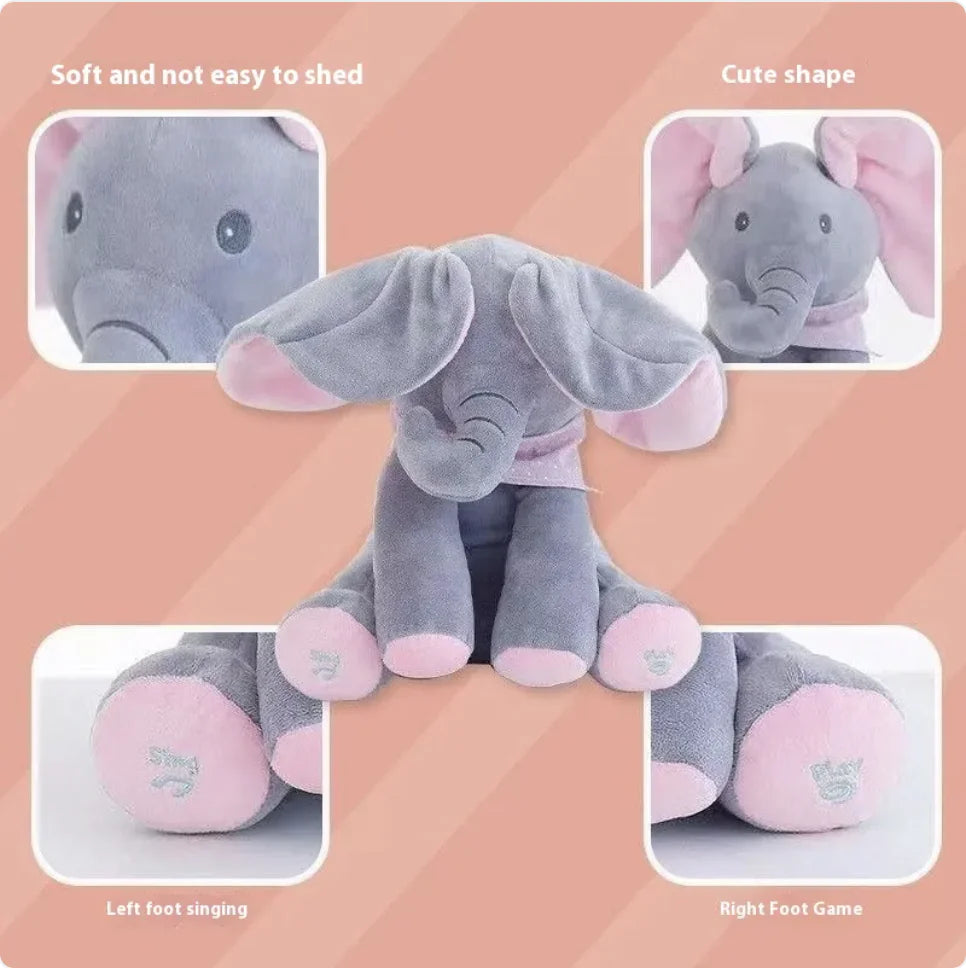 Melodic Elephant Plush Toy