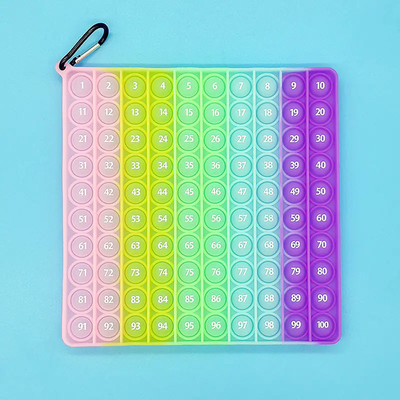 Rainbow Alphabet & Numbers Pop It for Kids