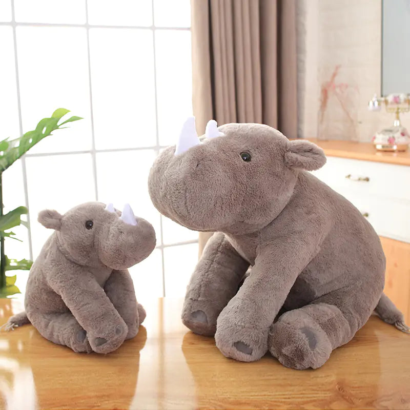 Snuggly Rhino Toy Pillow (40/60cm)
