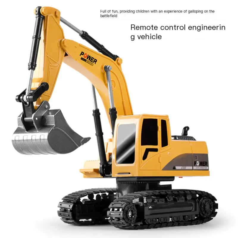 Mega RC Excavator Toy – Realistic Alloy Digger