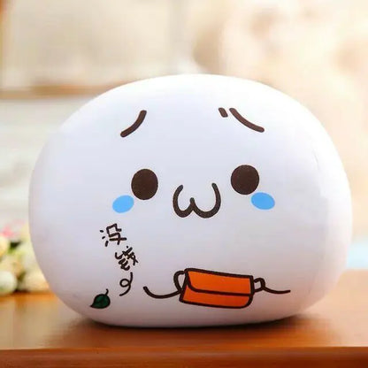 Snuggly Dumpling Cartoon Pillow Toy
