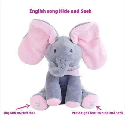 Melodic Elephant Plush Toy