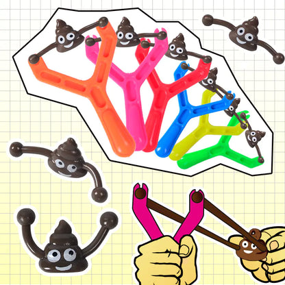 Funny Poop Slingshot Toy – Stretch & Launch Fun