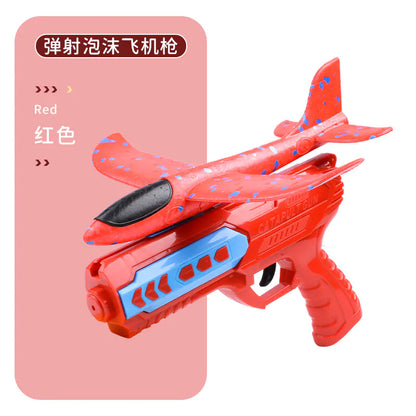 Foam Airplane Launcher Gun with LED Lights