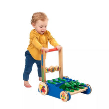 Wooden Crocodile Baby Walker with Rolling Beads