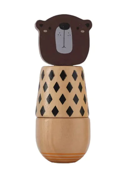 Wooden Animals Stacking Toy for Toddlers