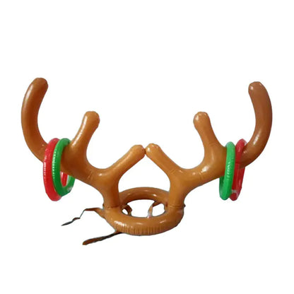 Inflatable Reindeer Ring Toss Game for Kids